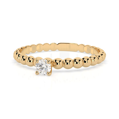 Solitär-Ring (Rund), 0.06 ct — 101-10039(2.5)