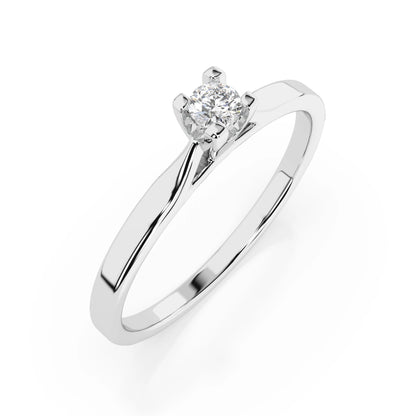 Solitär-Ring (Rund), 0.06 ct — 101-10034(2.5)