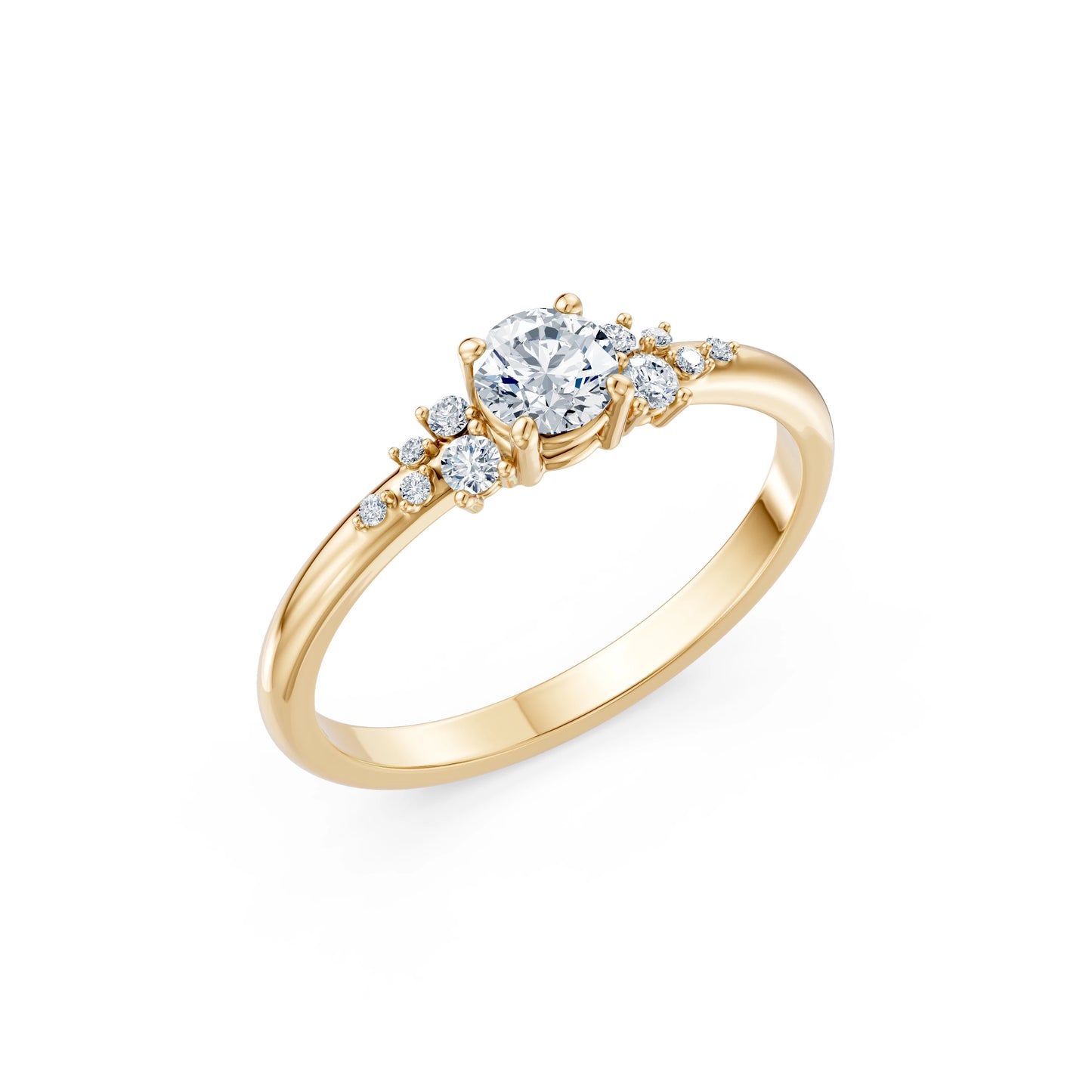 Solitär-Eternity-Ring, 0.35 ct — 101-10140(4.5)