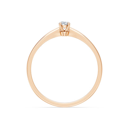 Solitär-Ring, 0.1 ct — 101-10116(3.0)
