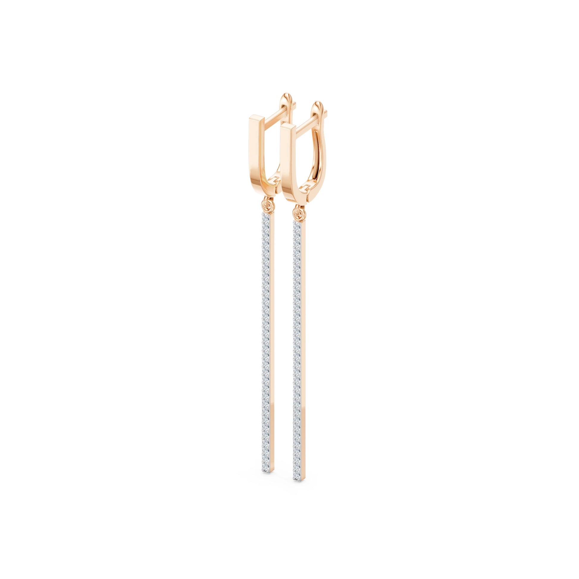 Minimalismus-Ohrringe, 0.38 ct — 102-10129/2