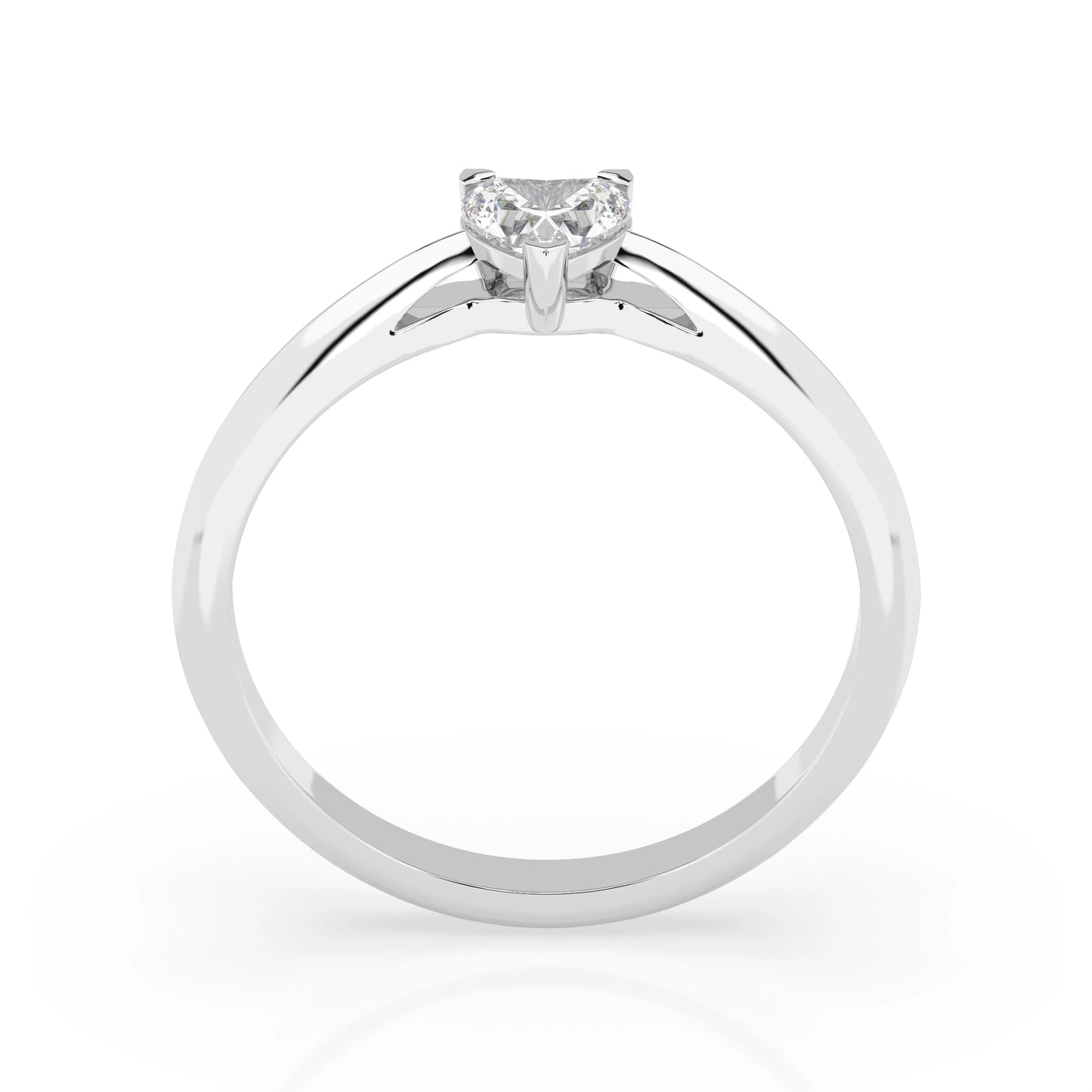 Solitär-Ring (Herz), 0.3 ct — 101-10190(0.30)HRT