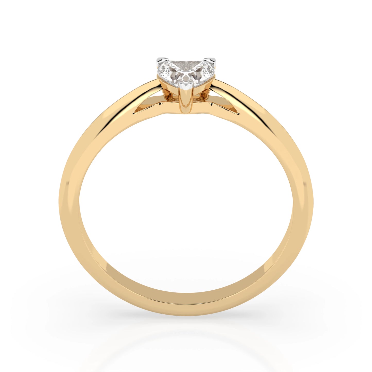 Solitär-Ring (Herz), 0.3 ct — 101-10190(0.30)HRT