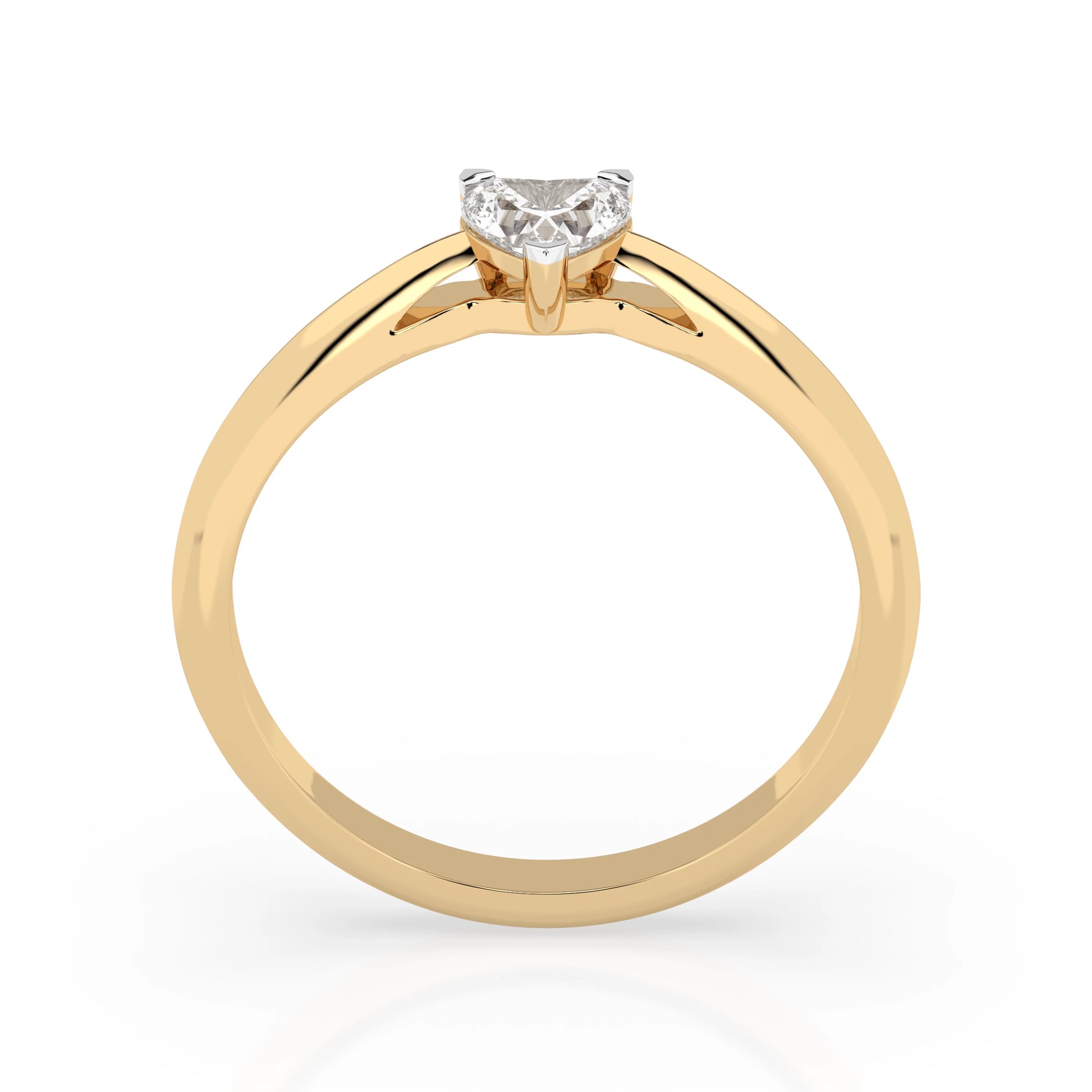 Solitär-Ring (Herz), 0.3 ct — 101-10190(0.30)HRT