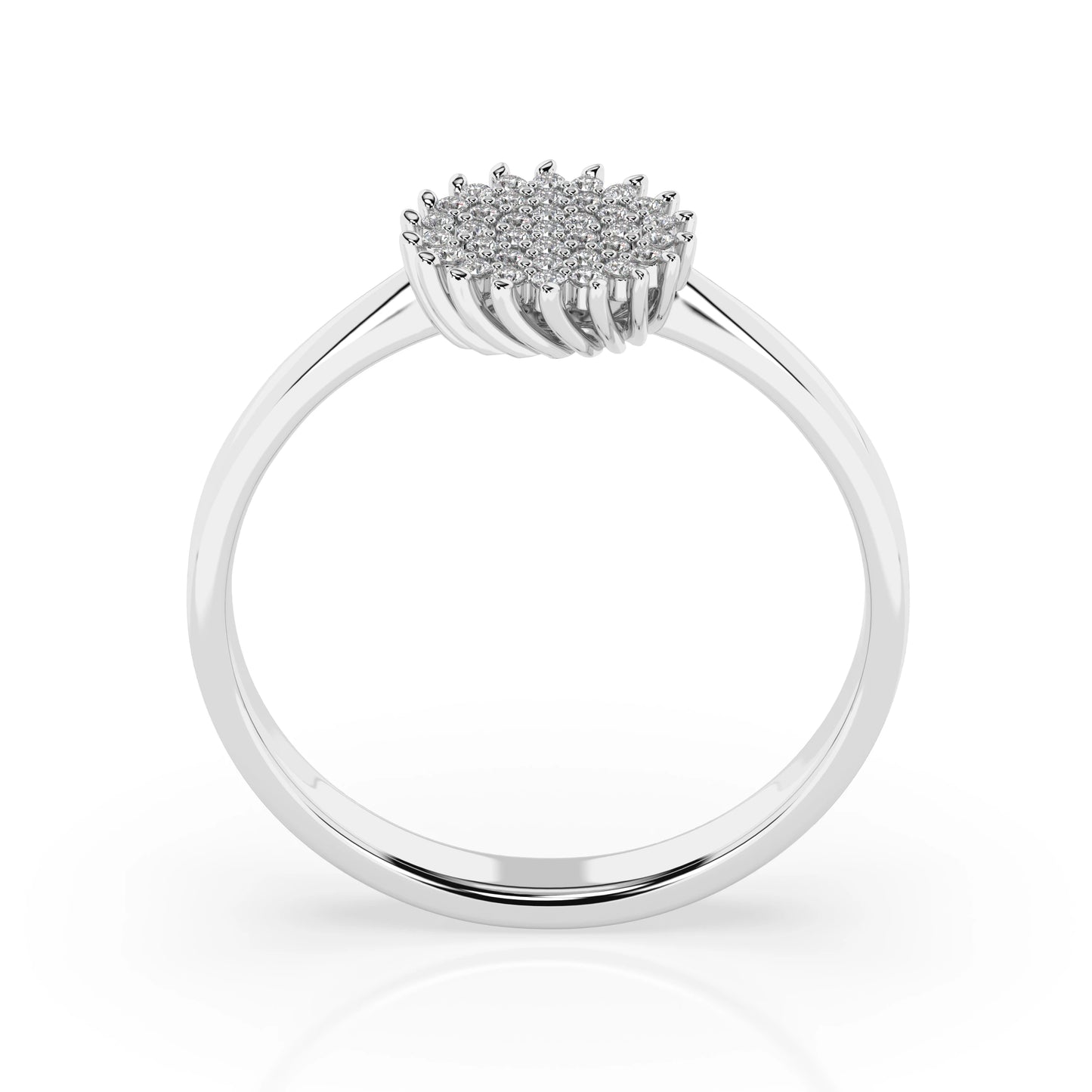 Illusion-Ring (Rund), 0.15 ct — 101-10171