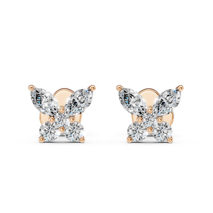 Illusion-Ohrringe (Marquise), 0.4 ct — 102-10192