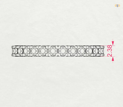 Eternity-Ring (Rund), 0.42 ct — 101-10112