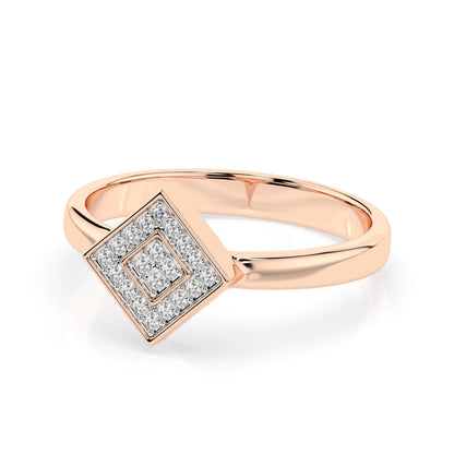 Illusion-Ring (Rund), 0.1 ct — 101-10074