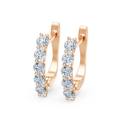 Eternity-Ohrringe, 1.0 ct — 102-10119(3.0)