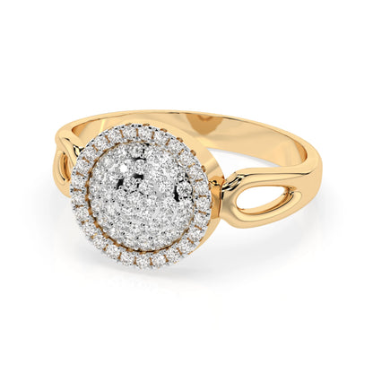 Illusion-Ring (Rund), 0.15 ct — 101-10073