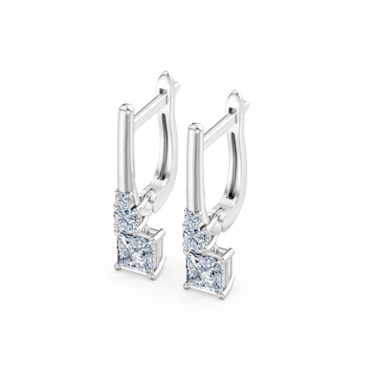 Solitär-Eternity-Ohrringe, 0.8 ct — 102-10143(0.40)PR