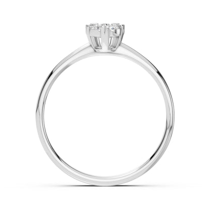 Illusion-Ring (Rund), 0.06 ct — 101-10015/1(2.5)