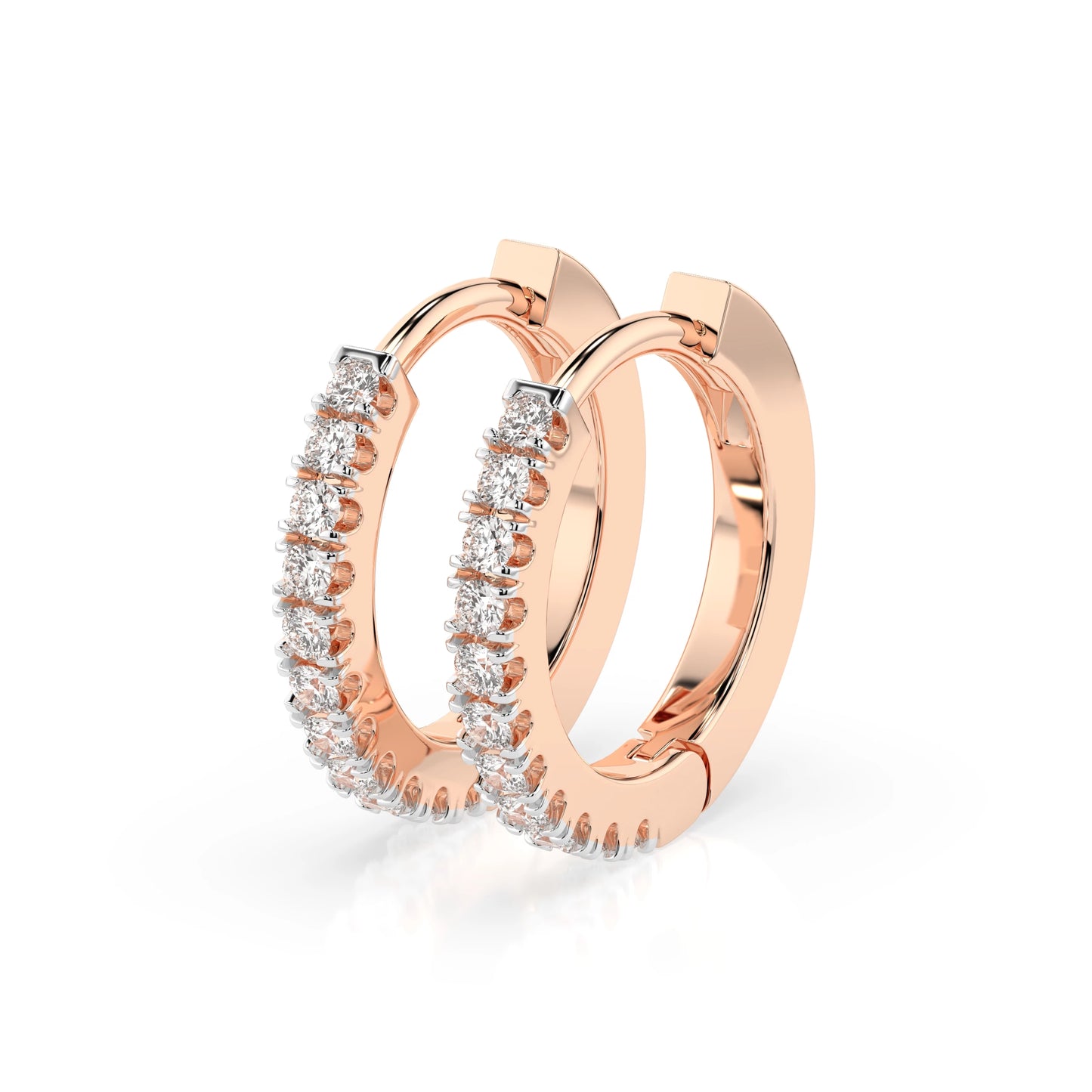 Eternity-Ohrringe (Rund), 0.22 ct — 102-10109(1.3)