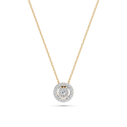 Illusion-Halskette (Rund), 0.03 ct — 104-10002(2.0)