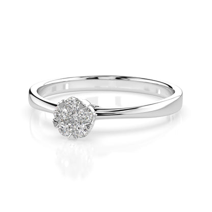 Illusion-Ring (Rund), 0.03 ct — 101-10015/1(2.0)