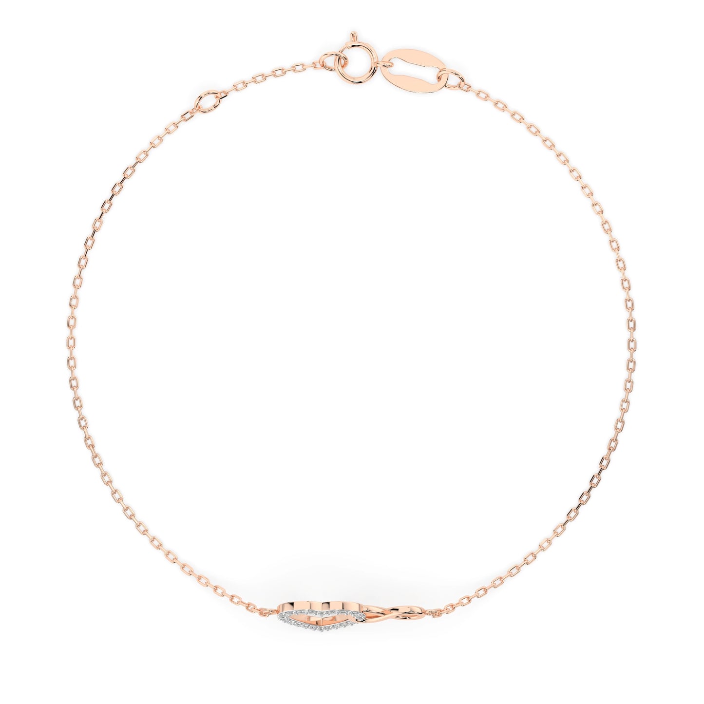 Minimalismus-Armband (Rund), 0.11 ct — 105-10011