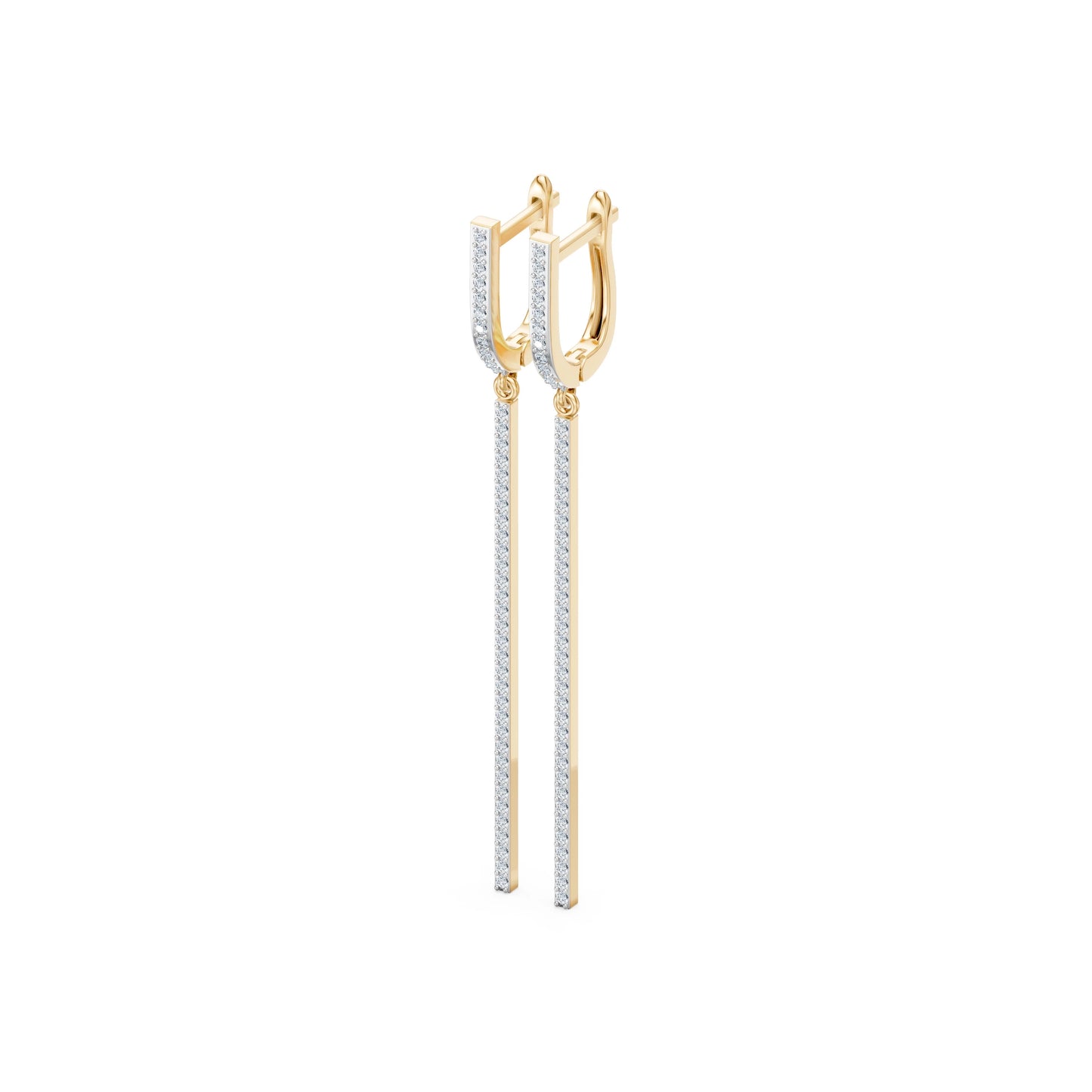 Minimalismus-Ohrringe, 0.37 ct — 102-10129/4