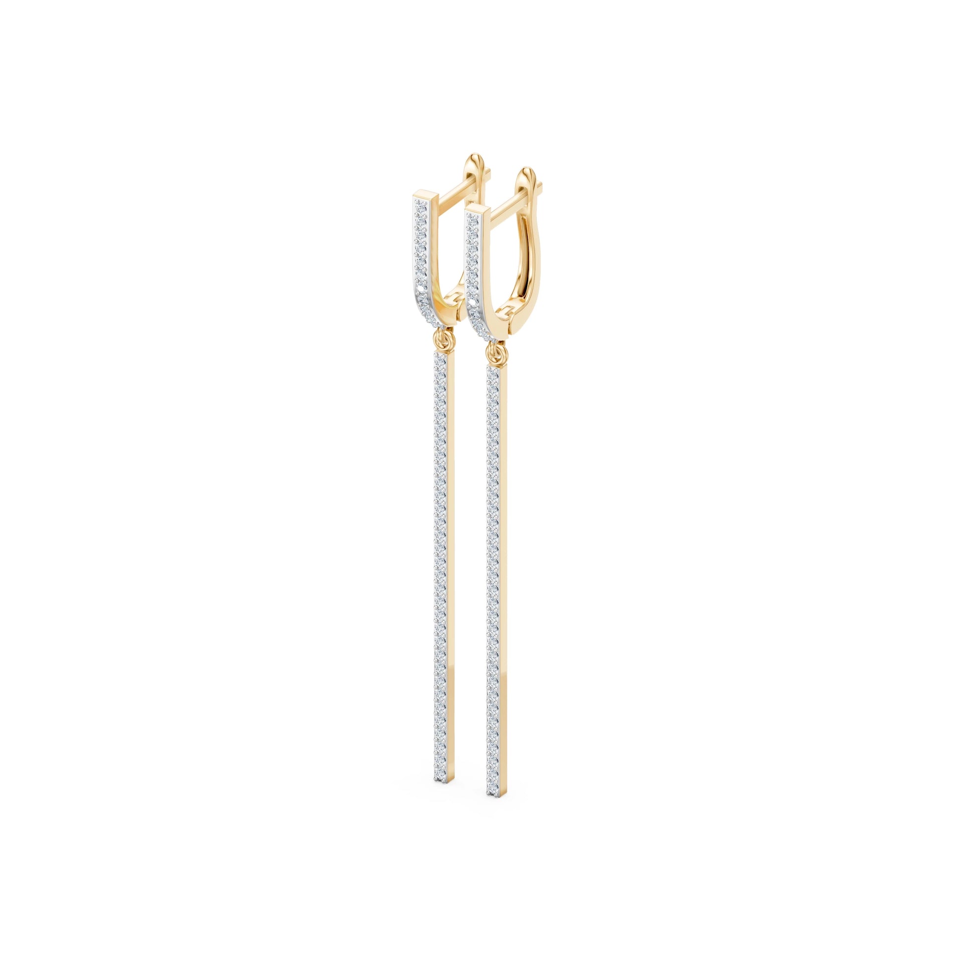 Minimalismus-Ohrringe, 0.37 ct — 102-10129/4