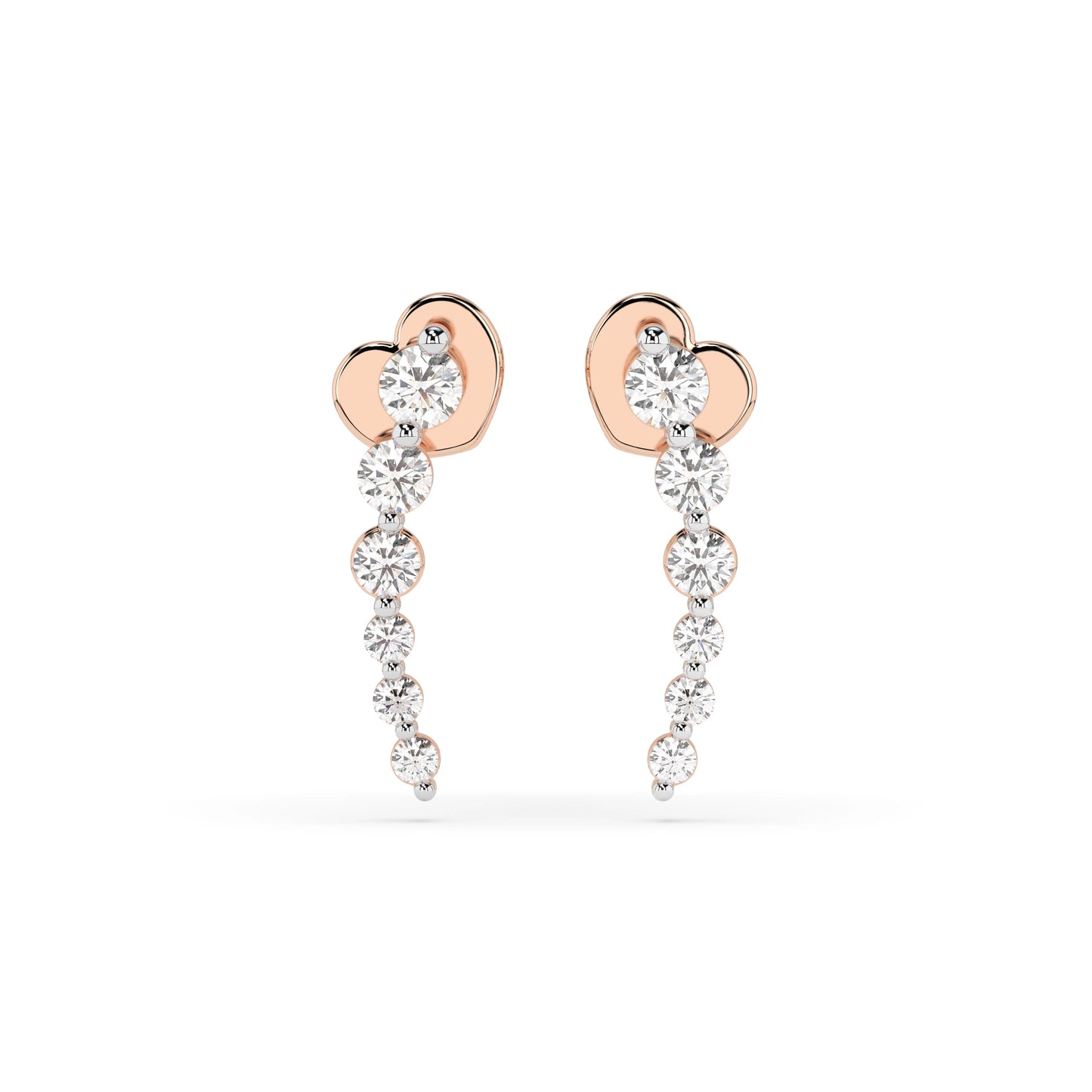 Eternity-Ohrringe (Rund), 0.09 ct — 102-10030