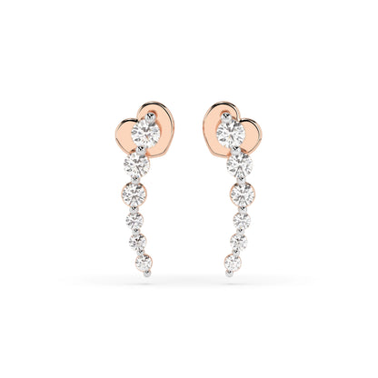 Eternity-Ohrringe (Rund), 0.09 ct — 102-10030