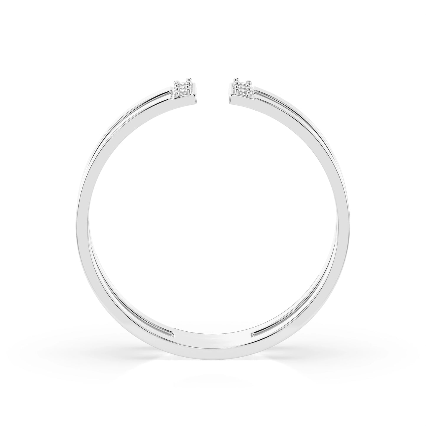 Minimalismus-Ring (Rund), 0.06 ct — 101-10163
