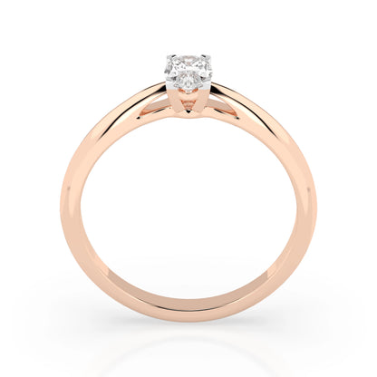 Solitär-Ring (Oval), 0.3 ct — 101-10190(0.30)OV