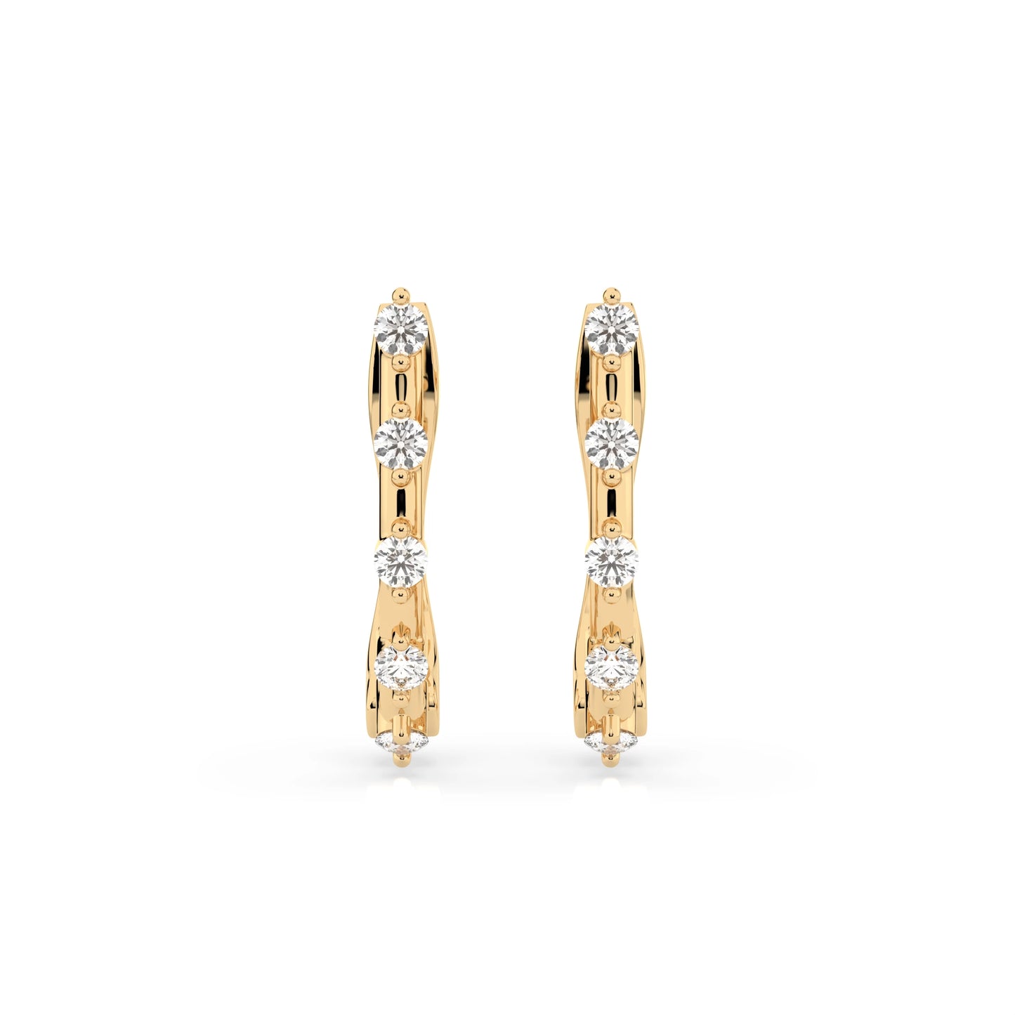 Eternity-Ohrringe (Rund), 0.2 ct — 102-10145