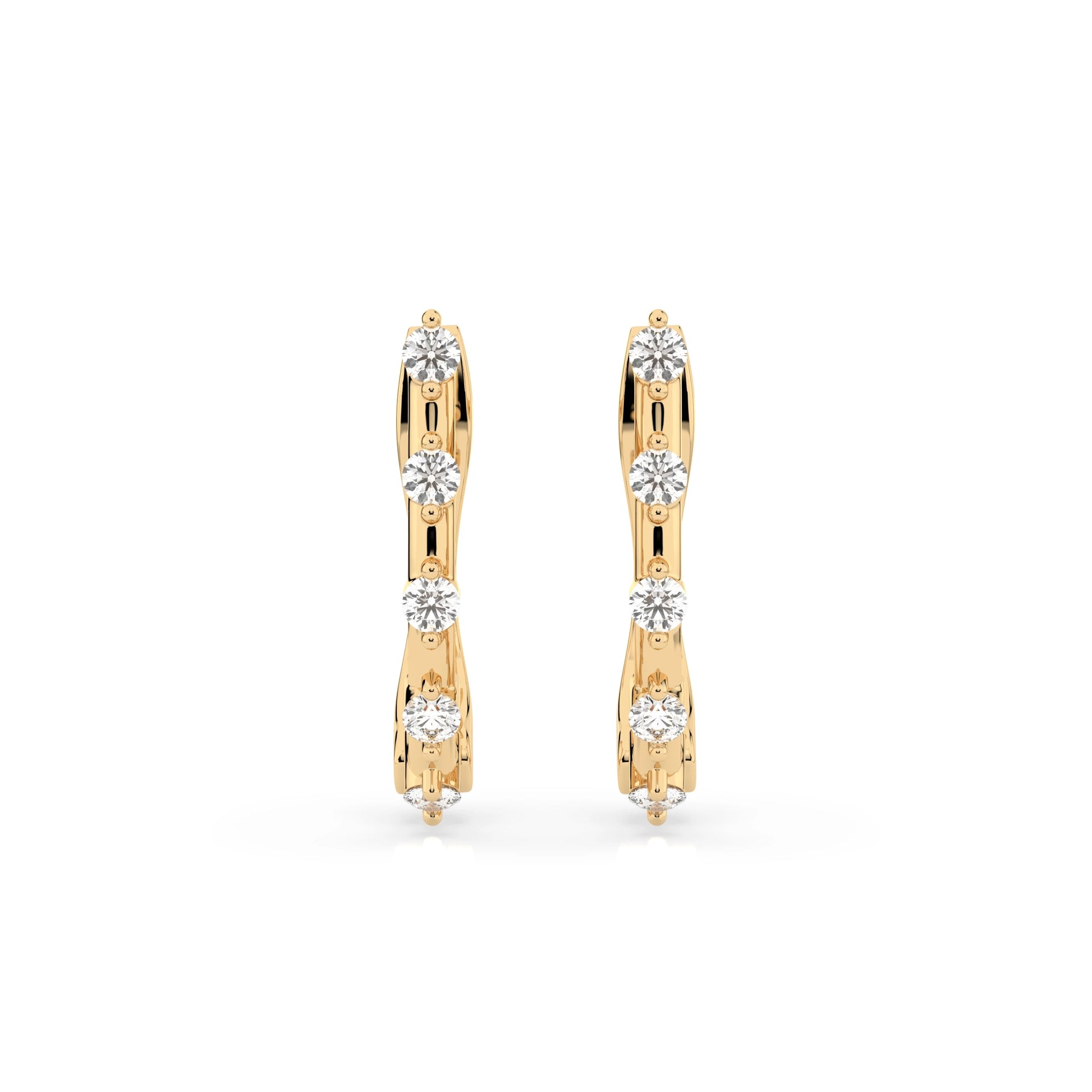 Eternity-Ohrringe (Rund), 0.2 ct — 102-10145