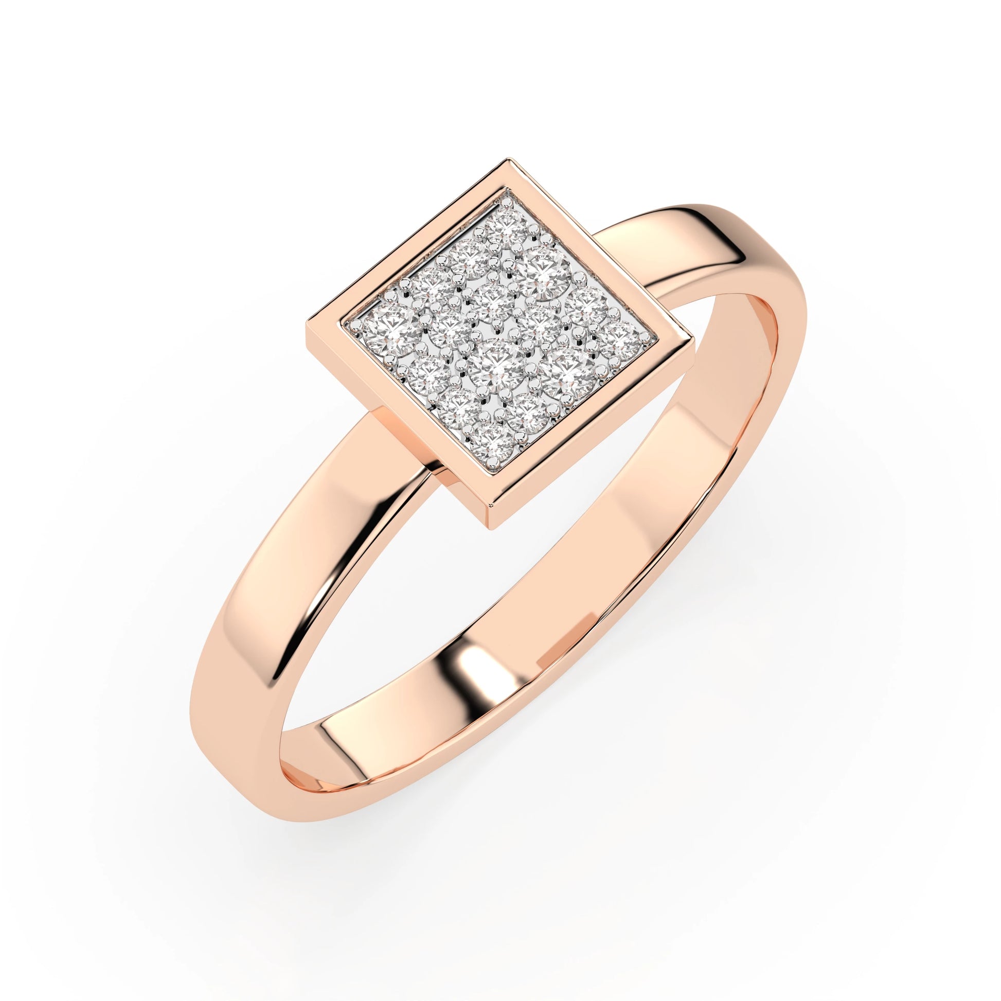 Illusion-Ring (Rund), 0.07 ct — 101-10059