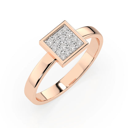 Illusion-Ring (Rund), 0.07 ct — 101-10059