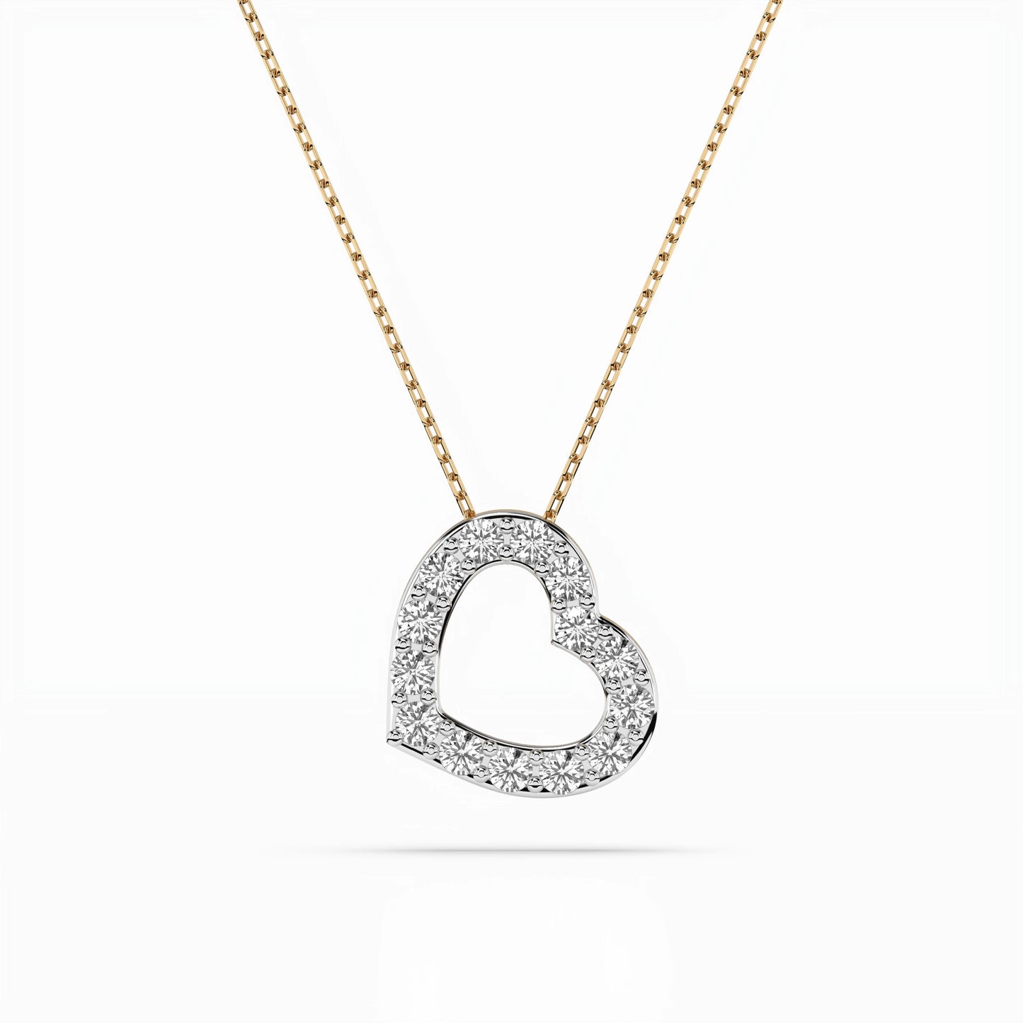 Minimalismus-Halskette (Rund), 0.35 ct — 104-10061