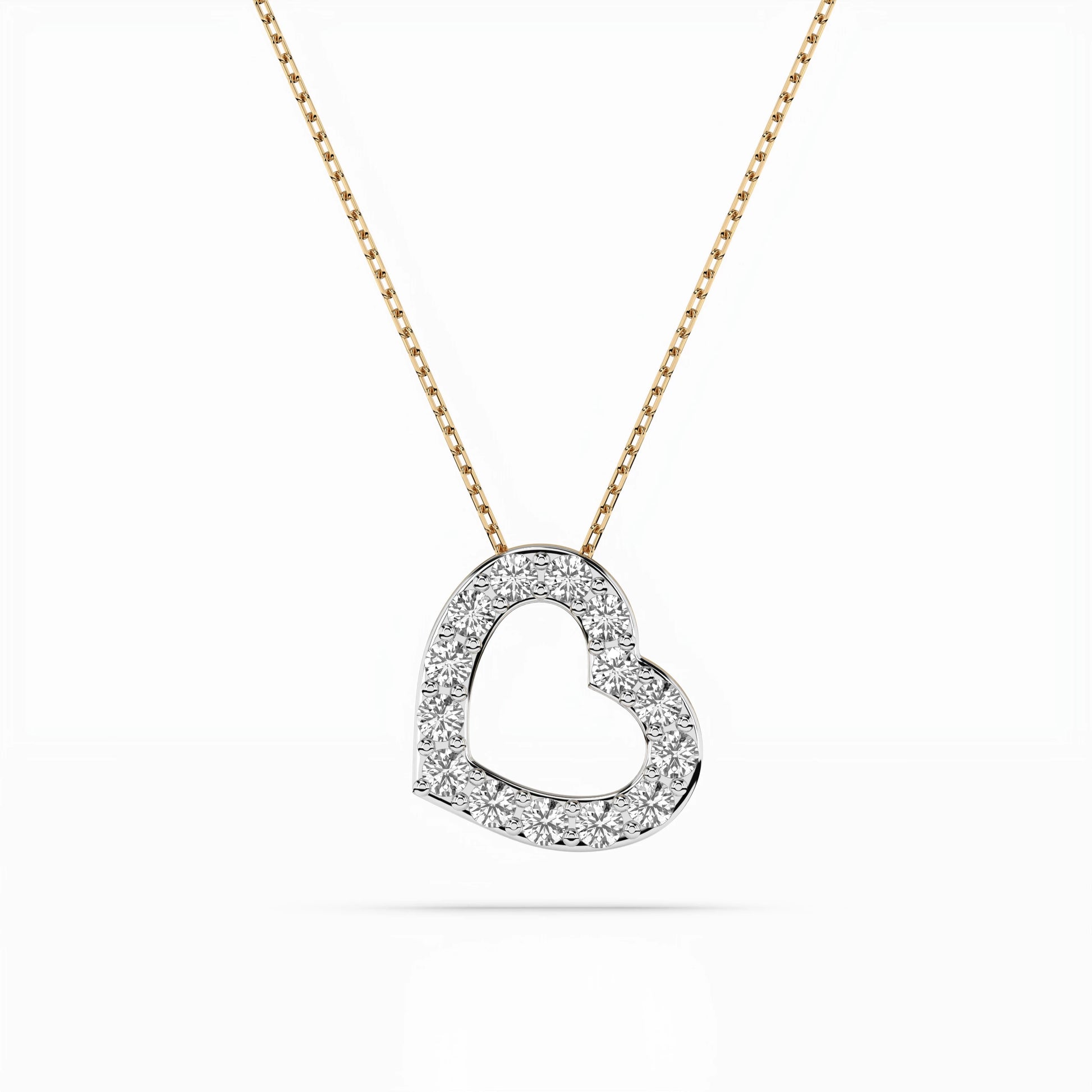 Minimalismus-Halskette (Rund), 0.35 ct — 104-10061