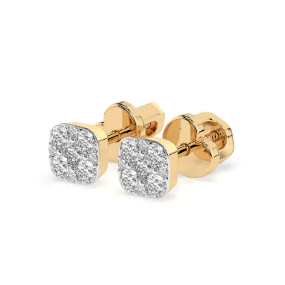 Illusion-Ohrringe (Rund), 0.06 ct — 102-10107