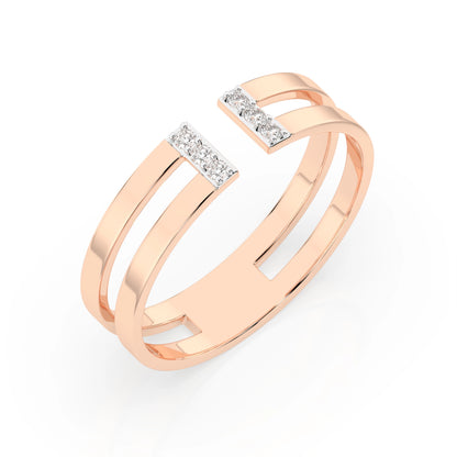 Minimalismus-Ring (Rund), 0.06 ct — 101-10163