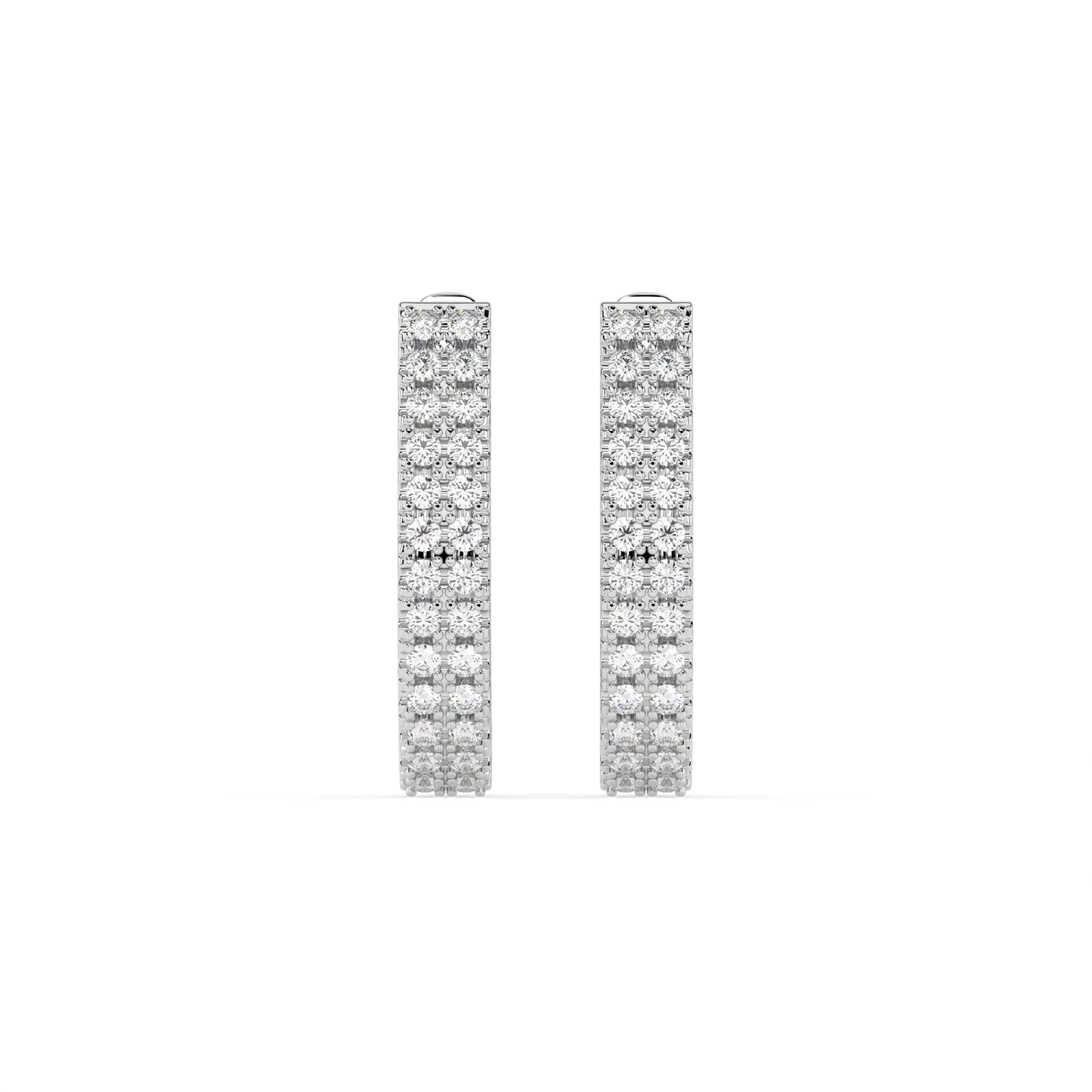 Eternity-Ohrringe (Rund), 0.21 ct — 102-10300