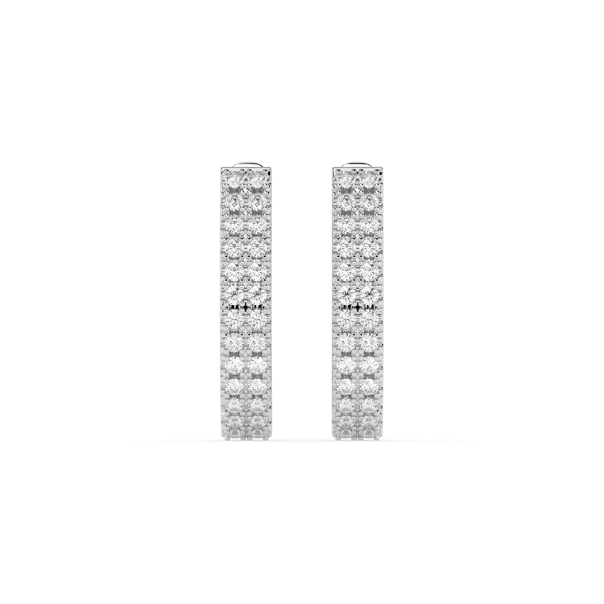 Eternity-Ohrringe (Rund), 0.21 ct — 102-10300