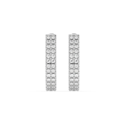 Eternity-Ohrringe (Rund), 0.21 ct — 102-10300