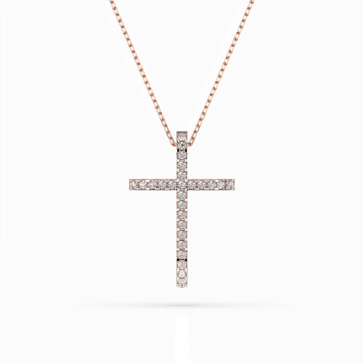Minimalismus-Halskette (Rund), 0.14 ct — 104-10026