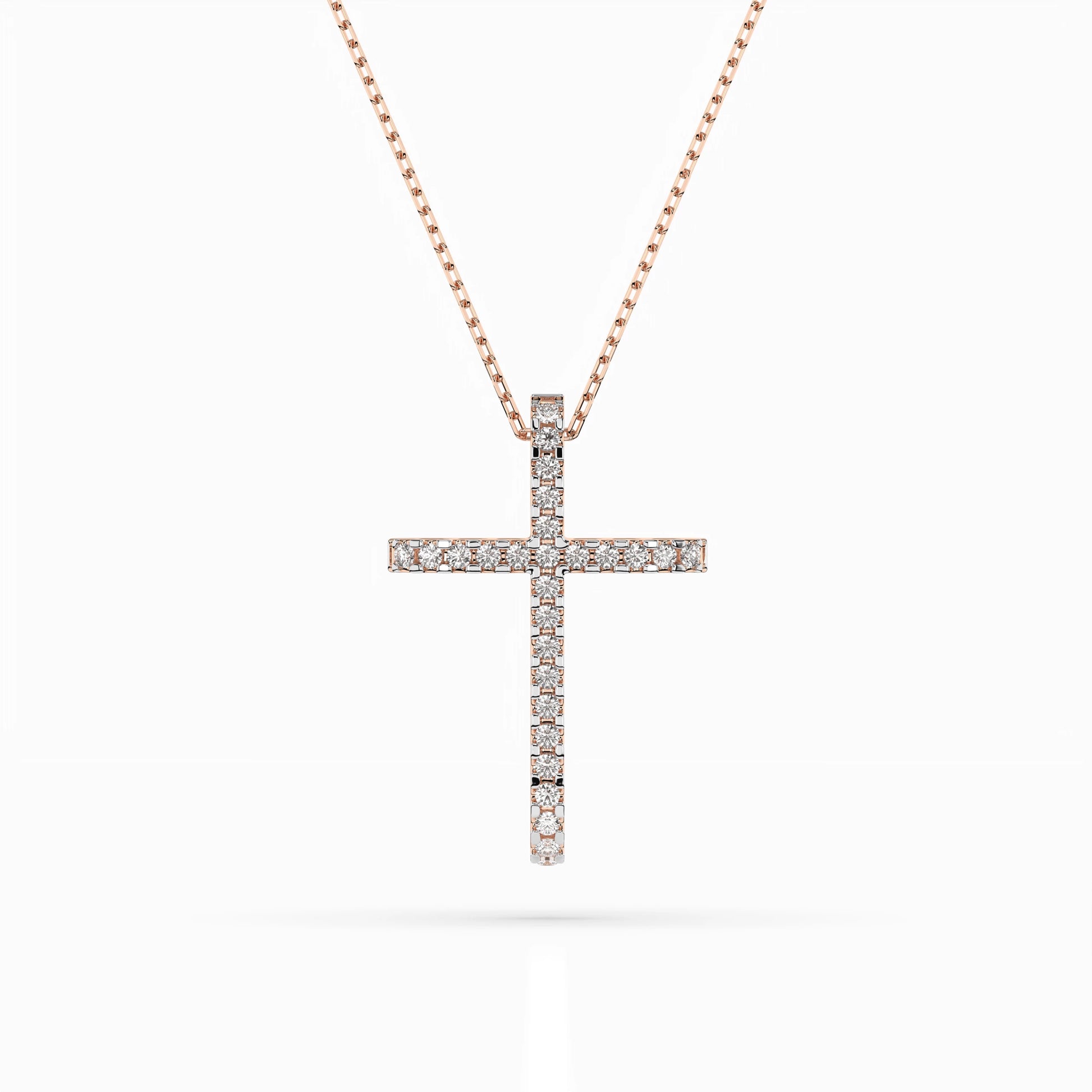 Minimalismus-Halskette (Rund), 0.14 ct — 104-10026