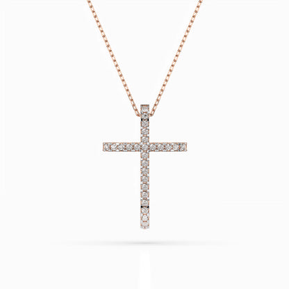 Minimalismus-Halskette (Rund), 0.14 ct — 104-10026