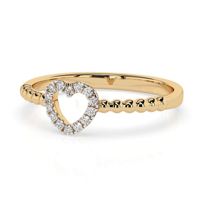 Minimalismus-Ring (Rund), 0.07 ct — 101-10028