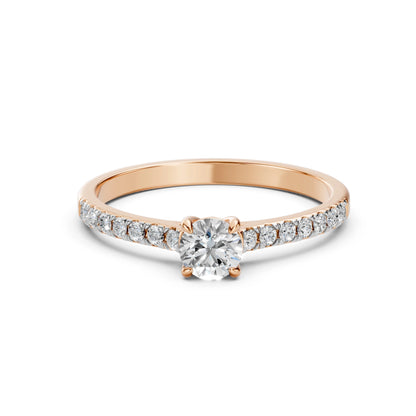 Solitär-Eternity-Ring (Rund), 0.5 ct — 101-10094(5.1)