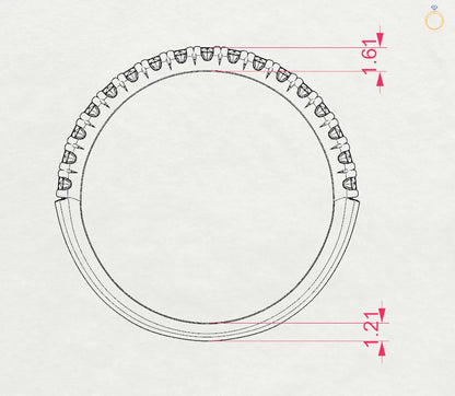Eternity-Ring (Rund), 0.34 ct — 101-10044/1