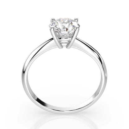 Solitär-Ring (Rund), 0.7 ct — 101-10021(5.7)