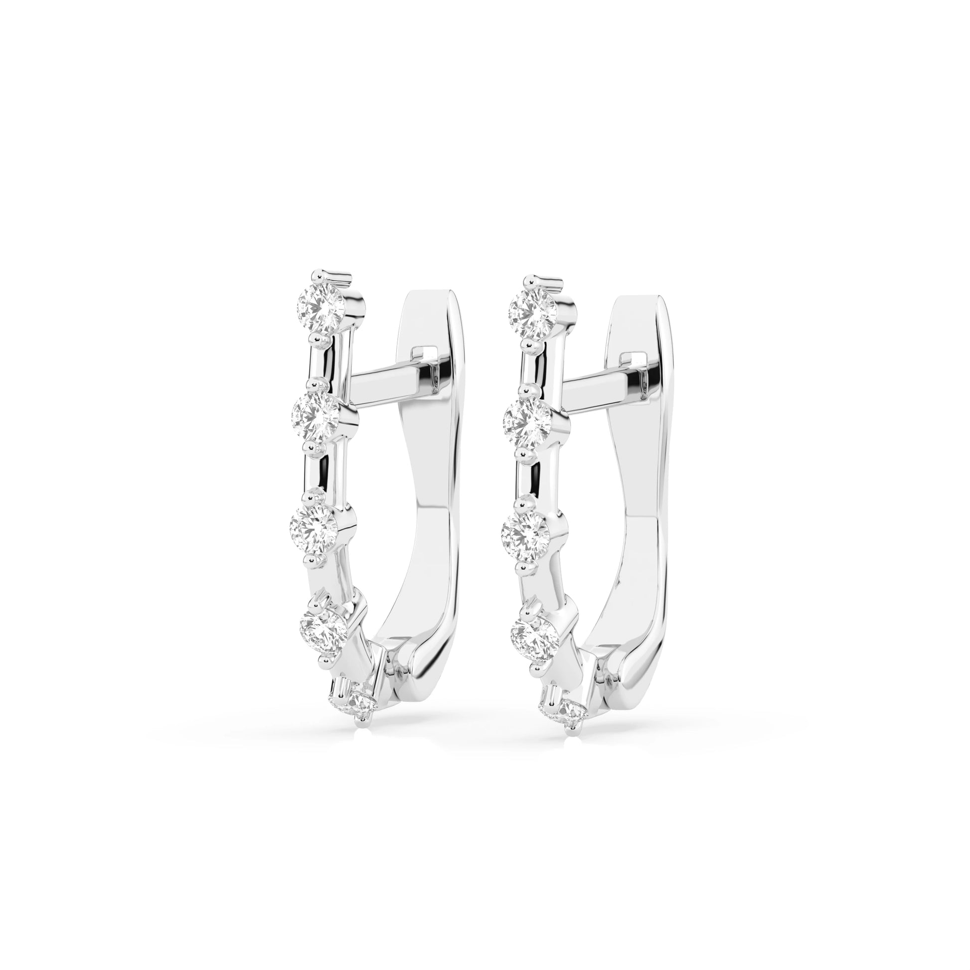 Eternity-Ohrringe (Rund), 0.2 ct — 102-10145