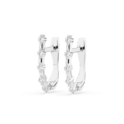 Eternity-Ohrringe (Rund), 0.2 ct — 102-10145