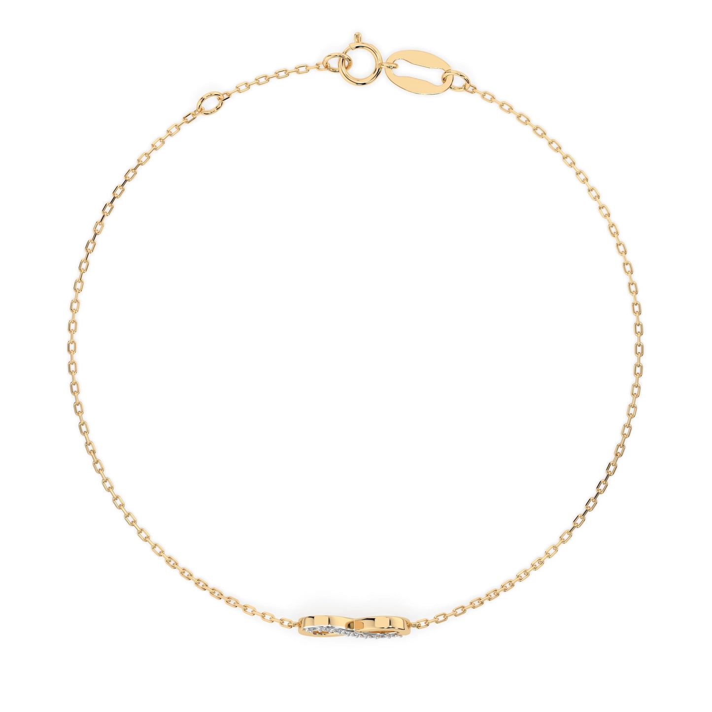 Minimalismus-Armband (Rund), 0.05 ct — 105-10009