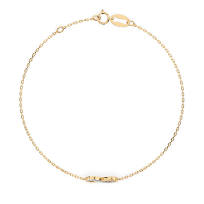 Minimalismus-Armband (Rund), 0.05 ct — 105-10009