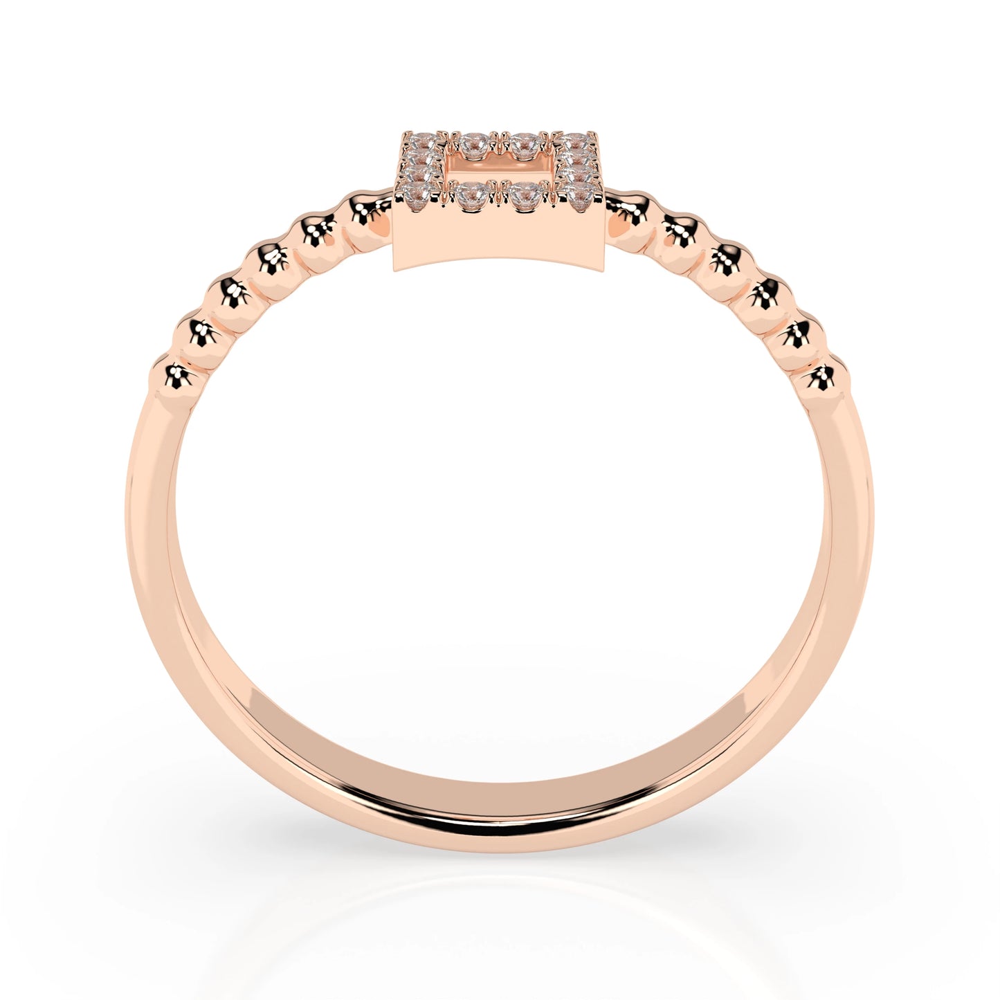Minimalismus-Ring (Rund), 0.07 ct — 101-10053