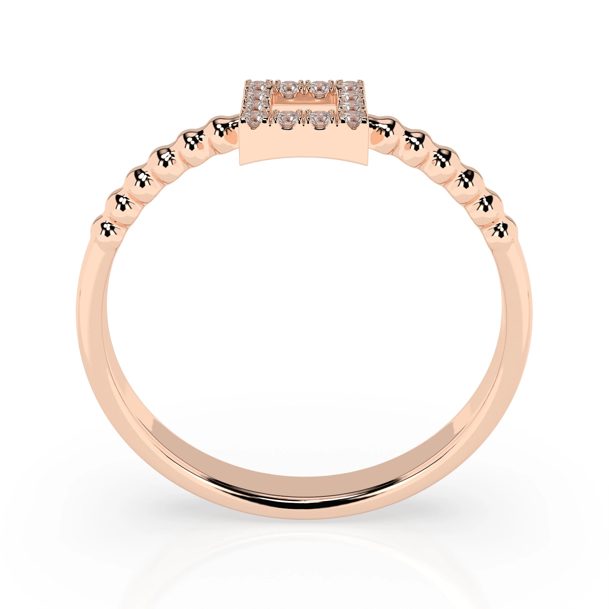 Minimalismus-Ring (Rund), 0.07 ct — 101-10053